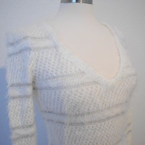bebe v-neck sweater